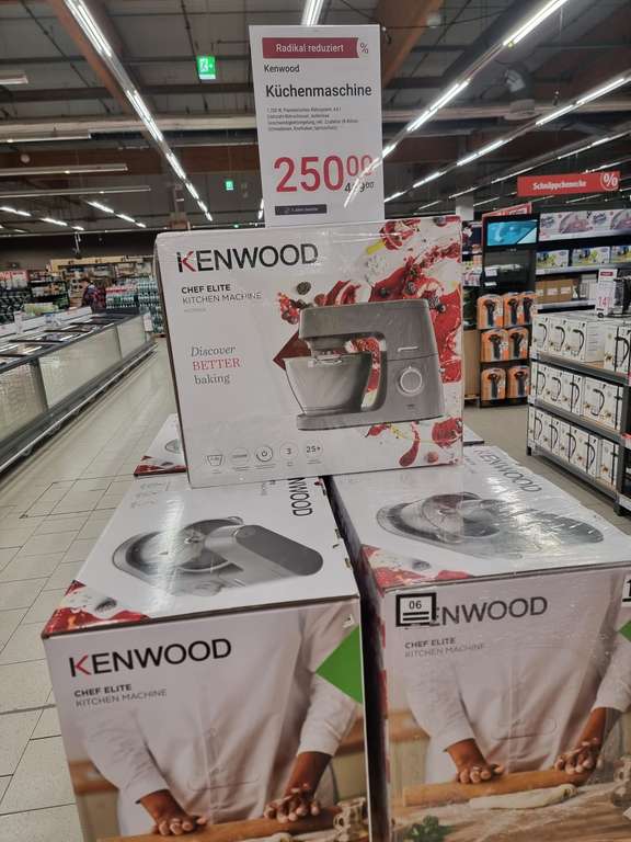 (Globus Essen) Kenwood Chef Elite KVC5300S 4,6L 1.200W Küchenmaschine Silber 3 Jahre Garantie mit Payback noch günstiger!