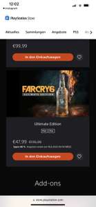 Bis zu 75% auf Far Cry Titel z.B Far Cry 6 Ultimate Edition PS4/PS5 47,99 €