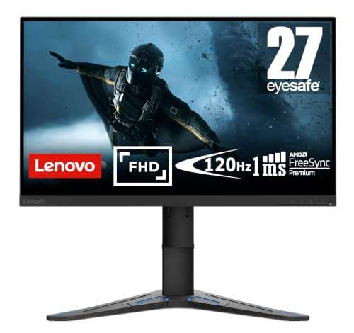 Lenovo G27e-20, 27" Monitor FullHD, 120Hz, VA-Panel, 1ms, FreeSync Premium