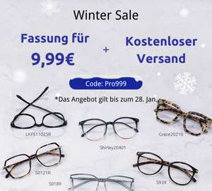 Firmoo, Brillengestell für nur 9,99€ inklusive kostenloser Versand.