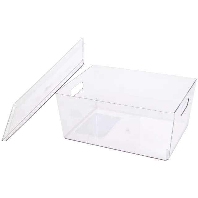 Aufbewahrungsbox 11l mit Deckel - transparent & stapelbar für 3,49€ at Action