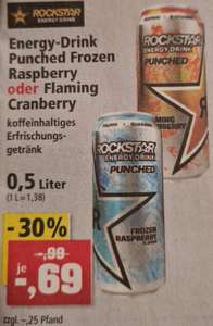 [Thomas Philipps] Rockstar Energy Punched Frozen Raspberry oder Flaming Cranberry 69 Cent + Pfand