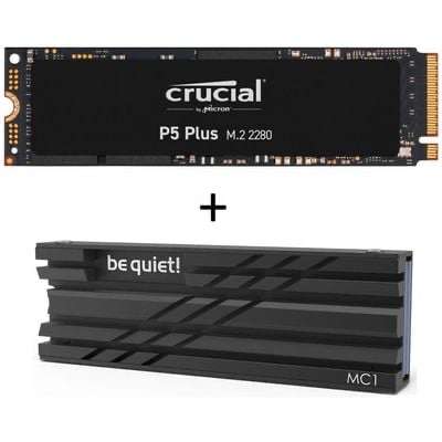 Crucial P5 Plus [2TB] SSD NVMe + Be Quiet MC1 Cooler Bundle