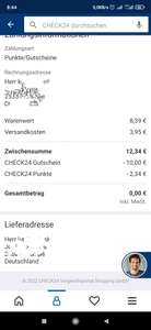 Check24] 10€ App-Rabatt (personalisiert) in der Kategorie "Haushalt" bei 10€ MBW, Schnäppchen bzw. evtl. Freebies möglich