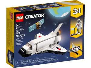 LEGO Creator 3 in 1 Spaceshuttle (31134) für 6,39 Euro nur bis 18:00 Uhr! [Thalia KultClub+ personalisierter Newsletter-Gutschein]
