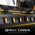 MOULD KING Black Pearl II Piratenschiff (13186) mit OVP für 125,99 Euro (Bestpreis) / 5.266 Klemmbausteine [eBay]