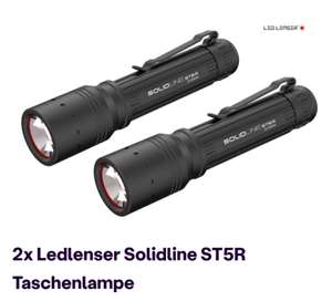 2x Ledlenser Solidline ST5R Taschenlampe für 25,90€ anstatt 34,80€
