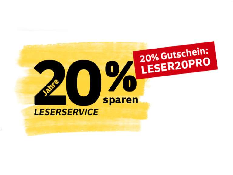 [leserservice.de] 20% Rabatt und Gutscheine beim Leserservice der Deutschen Post