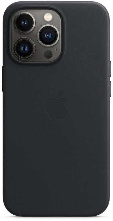 Apple Leder Case mit MagSafe - Mitternacht - iPhone 13er Reihe - [Digitalo - Klarna Sofort]