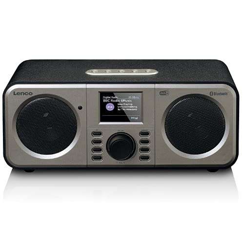 [Amazon] Lenco DAR-030 - DAB+ Radio - Bluetooth V.5 - DAB+ und FM Empfänger - 10 Senderspeicher - 2 x 3 Watt RMS - Fernbedienung - Alarm