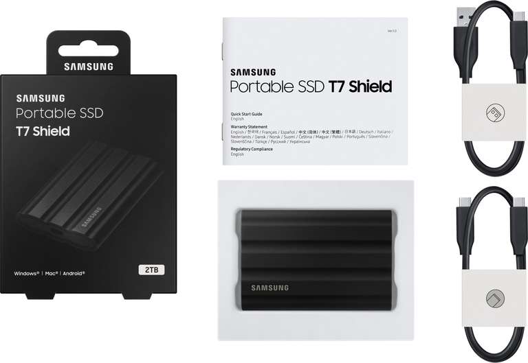 Samsung Portable SSD T7 Shield 4 TB USB 3.2 Gen2