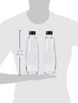 SodaStream DuoPack 1L Glasflasche, Ersatzflaschen geeignet für den SodaStream Wassersprudler DUO, 2x 1L Fassungsvermögen (Prime)