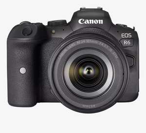 Canon EOS R6 Vollformt CMOS-Sensor (35,9 x 23,9 mm)-Kameragehäuse (spiegellos) und RF 24-105 mm F4.0-7.1 IS STM Objektiv im Kit