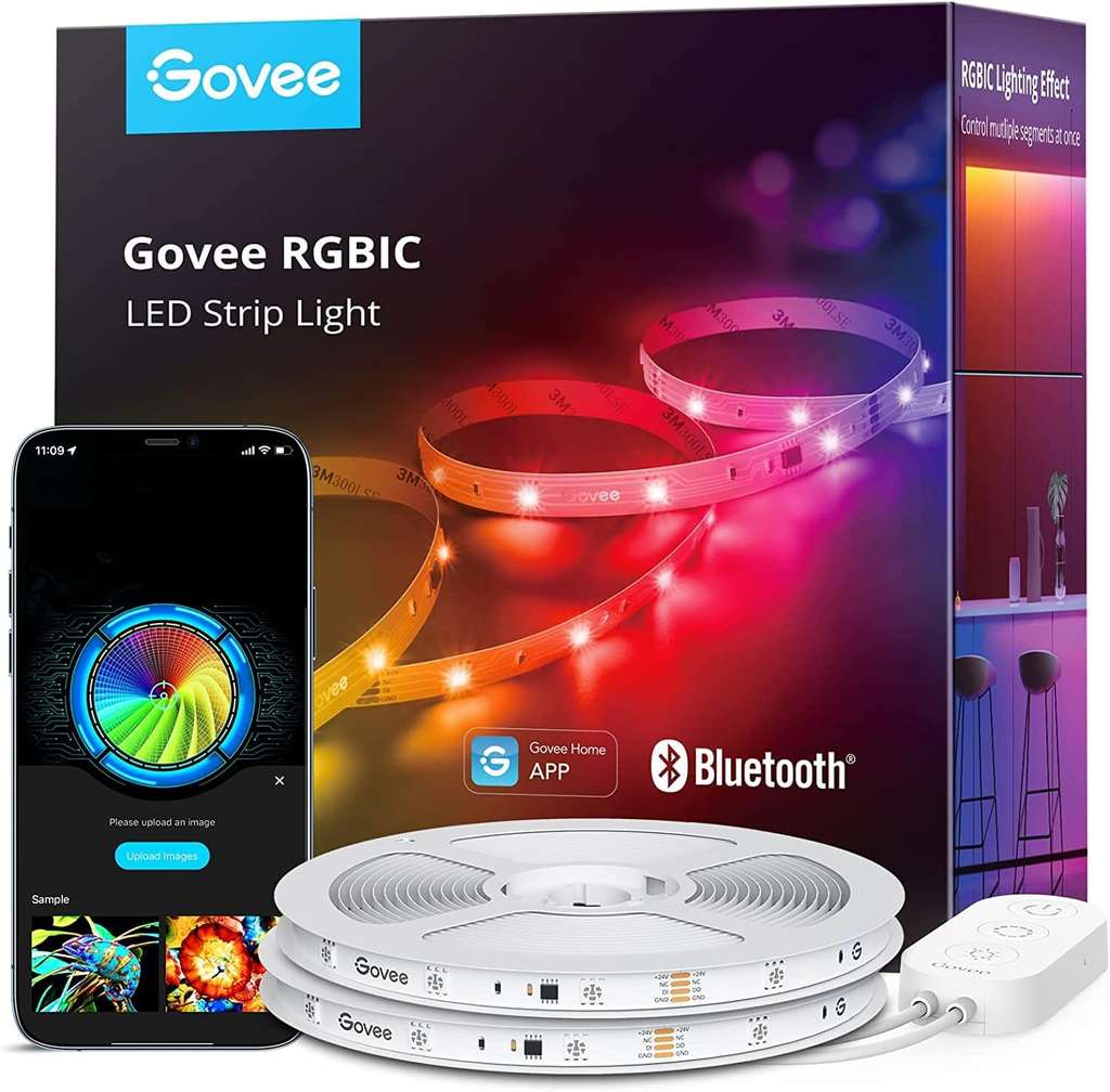 Govee RGBIC 5 Meter LED Leiste mit App-Steuerung