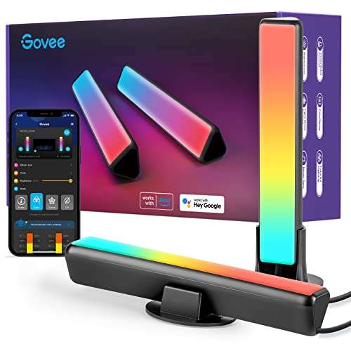 Govee Smart LED Lightbar - APP Steuerung möglich - (Sync mit PC/Fernseher oder als Deko), kompatibel mit Alexa und Google Assistant