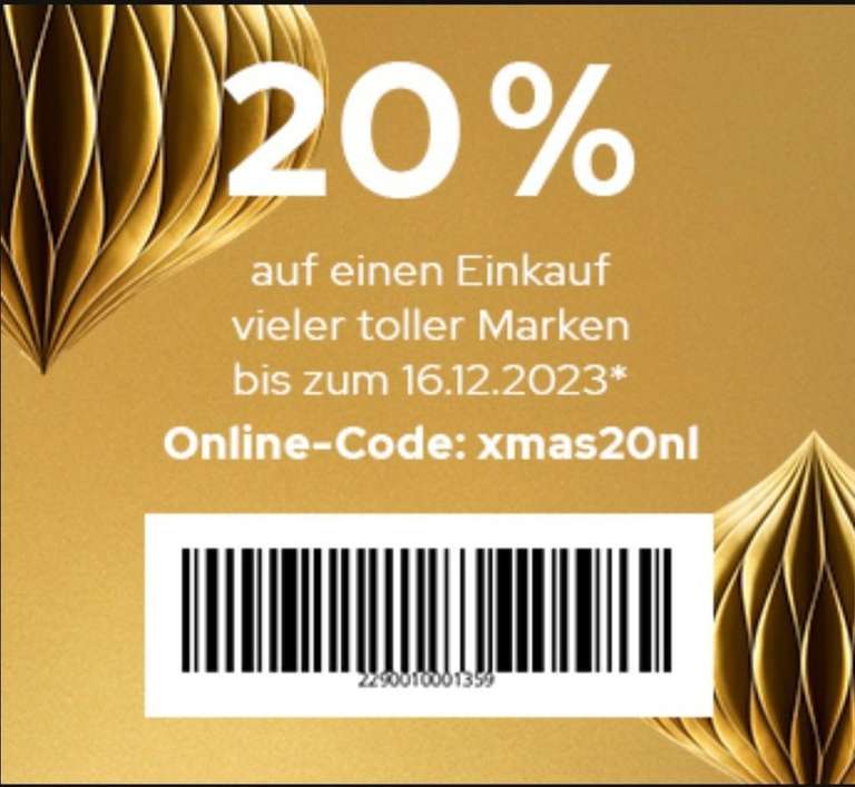 [GALERIA Kundenkarte] 25% Rabatt | 20€ Rabatt ab 100€ | 50% Adventskalender | 25% Playmobil | 20% auf Strick