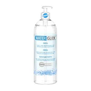 Waterglide Gleitgel 'Gefühlsecht' 1000 ml | Gleitmittel wasserbasierend (Prime Spar-Abo)