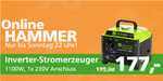 Zipper Inverter Stromerzeuger 1x 230V [Globus Online]