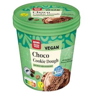 [Rewe ab 08.04.] Beste Wahl Eis Cookie Dough versch. Sorten, vegan je 500ml für 2€