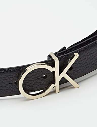 Calvin Klein Gürtel Re-Lock Ck Logo Belt 3.0 cm Ledergürtel, von 65 bis 135 cm (Prime)