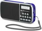 TechniSat Aqinova Digital 1 Radio (1W, DAB+ & UKW, AUX- & USB-Eingang, ~10h Akku, Mini-USB, LED-Taschenlampe)