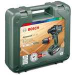 Bosch Akkuschrauber AdvancedDrill 18 (2,5 Ah Akku, Schnellladegerät, Aufnahmeschaft für Bohrfutter, Hartschalen-Koffer)