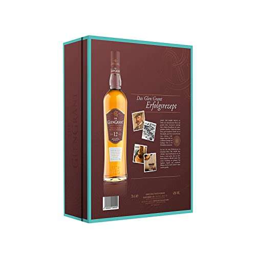 Glen Grant Geschenkset - 1 x 0,7 l - Whisky im Set mit 2 Gläsern - 12 Jahre - 43% Vol. Alkohol - Prime
