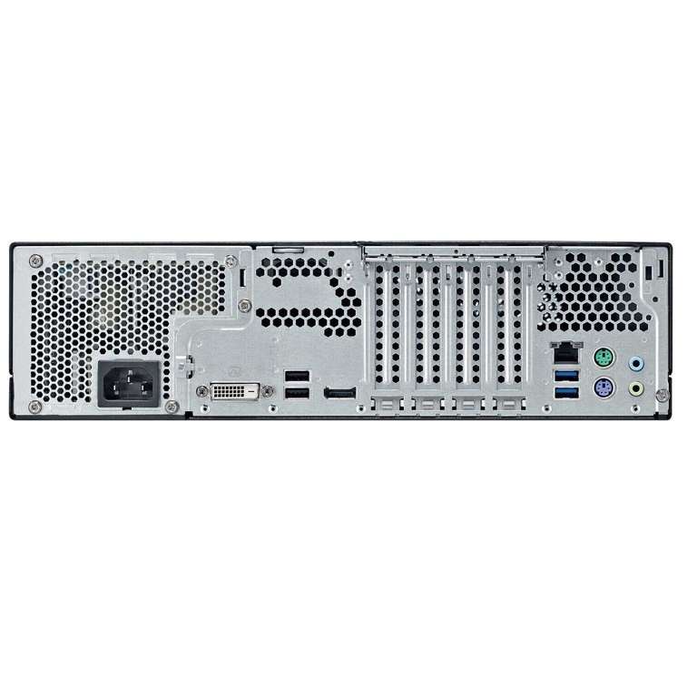 [Gebraucht] Fujitsu Esprimo D556 SFF PC (i5-6400, 8/250GB, aufrüstbar, DP, DVI, 4x USB-A 3.0 & 4x 2.0, Win10 Pro, 332x338x89)