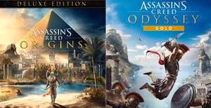 [PC] Assassin's Creed Origins Deluxe für 5€ / Odyssey Gold Edition für 11€ (Shopping optimization) - Ubisoft Store