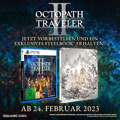 OCTOPATH TRAVELER II - Steelbook Edition (PlayStation 5) (Amazon)