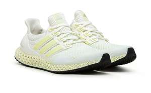 Adidas Ultra 4D in core white almost lime silver metallic 40-43⅓