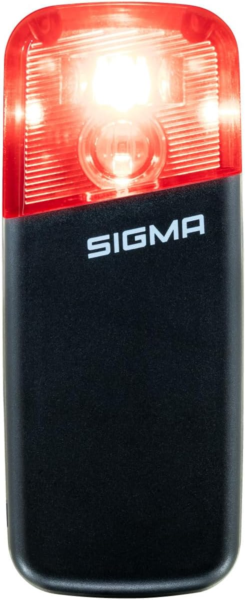 SIGMA RECO 80 LINK | Radar-Rücklicht mit LED-Bremslicht und Notbremslicht-Funktion Fahrrad | Radar inkl. StVZO konforme Rückleuchte, USB-C