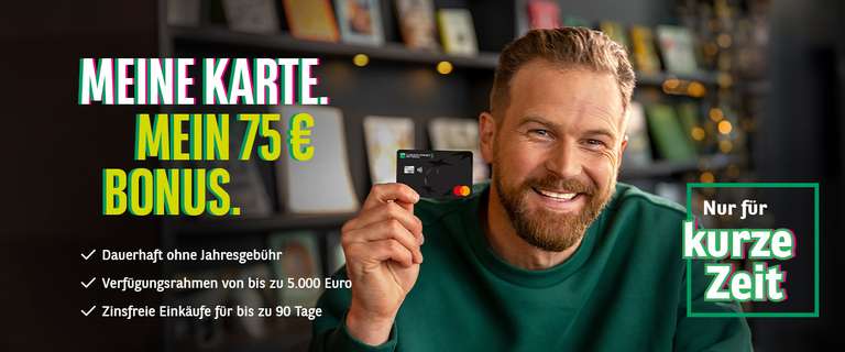 kostenlose CONSORS FINANZ MASTERCARD 75€ Prämie (Neukunden) | bis zum 31.01.2023