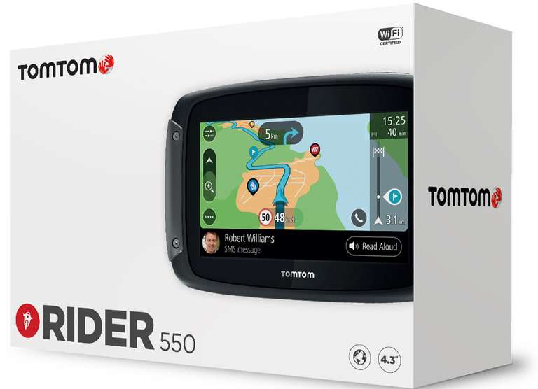 TomTom Rider 550 Motorrad-Navigationssystem