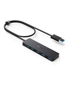[Prime] Anker 4-Port USB 3.0 Hub: High-Speed Datenübertragung, Strapazierfähig, Smartes Design, Kompatibel mit vielen Systemen