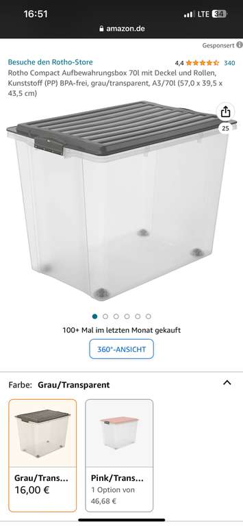 [Höffner Neuss-Düsseldorf] diverse Rotho Compact Boxen - Systemfehler?