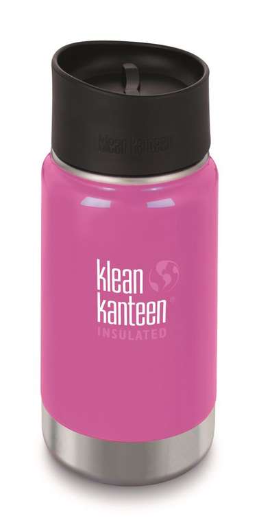 Klean Kanteen Wide Vakuumisoliert mit Cafe Cap 2.0 355ml pink