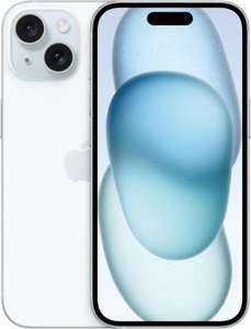 Apple iPhone 15 128GB (Apple A16, 6.1", 2556x1179 Pixel, OLED, 2000nits, 48MP, HDR, 5G, Dual-SIM, IP68-zertifiziert) - Alle Farben