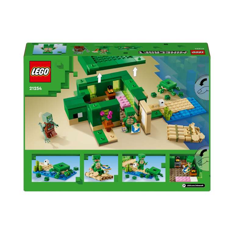 (Prime) Lego Minecraft 21254 Das Schildkrötenstrandhaus