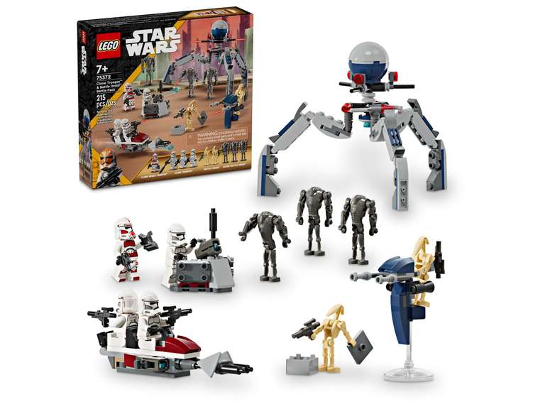 LEGO Star Wars 75337 AT-TE Walker (-42% UVP) / 75372 Clone Trooper (17,09€) / 75376 Tantive IV (52,19€) / 75325 Der N-1 Starfighter (40,17€)