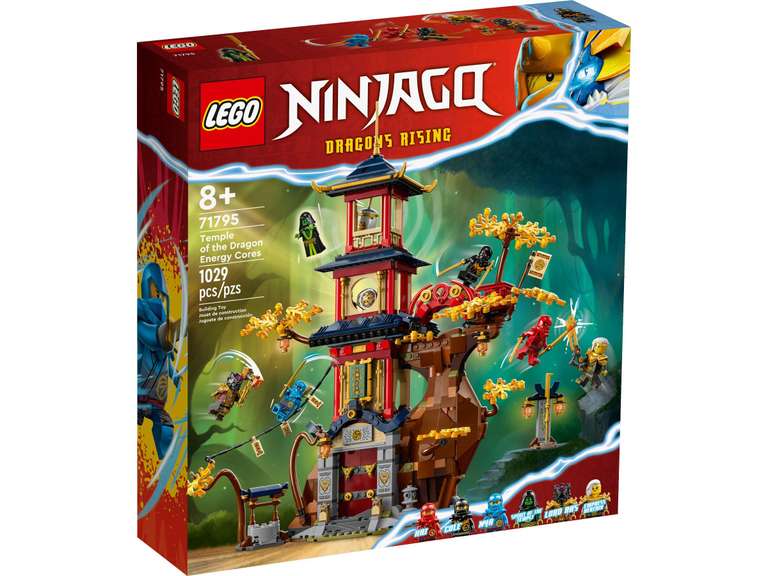 10€ sparen ab 50€ LEGO NINJAGO-Einkauf (Bsp 71795 Tempel der Drachenpower / 71813 Wolfsmasken-Dojo)