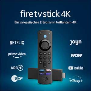 Amazon Fire TV Deals: z.B. Fire TV Stick 4K | 4K Max | Lite | TV Stick mit TV-Steuerungstasten | Cube
