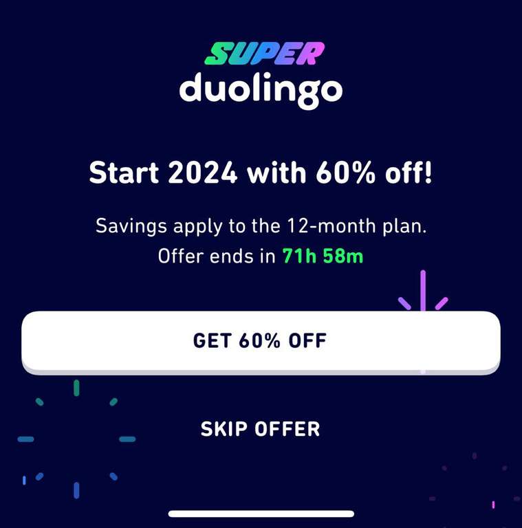 Duolingo Super Family Plan über VPN (Türkei) für 15 €/Jahr (Einzelabo für ~7,6 €/Jahr)