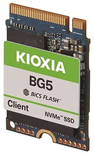Kioxia BG5 Client NVMe SSD 512GB (M.2 2230, PCIe 4.0 x4, geeignet fürs Steam Deck)