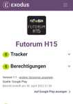 (Google Play Store) Futorum H15 Zifferblatt (WearOS Watchface, digital)
