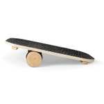 SportPlus Balance Board aus Holz mit Rolle und rutschfestem Griptape