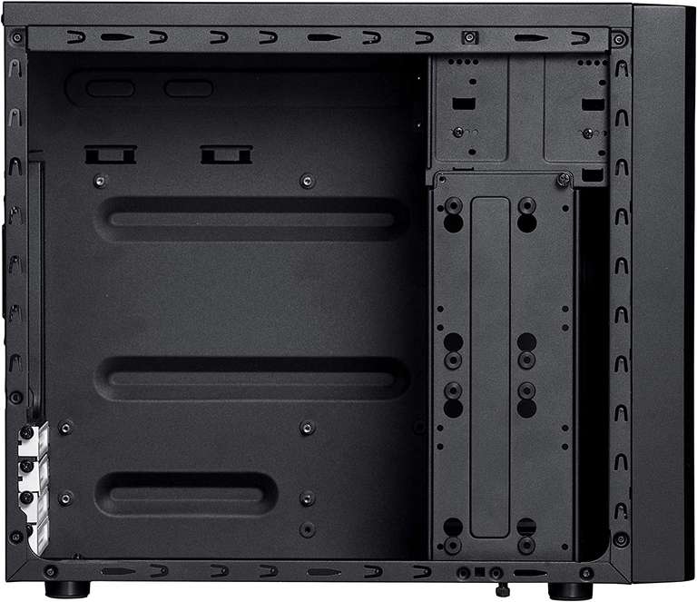 Fractal Design Core 1000 PC-Gehäuse (26l, bis mATX, 120mm-Lüfter vorne, 2x 5.25", intern 2x 3.5" oder 3x 2.5", Mesh-Front)