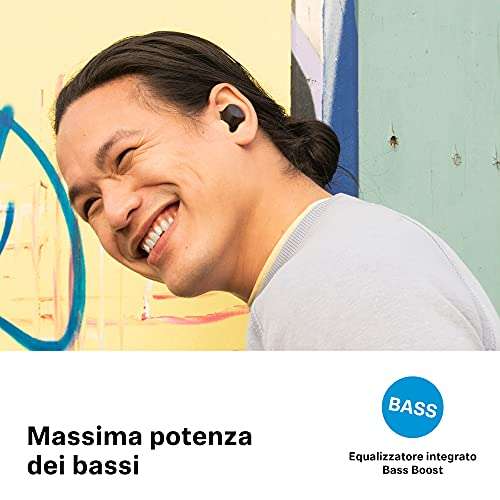 [Amazon.it] Sennheiser CX True Wireless Bluetooth-In-Ear-Kopfhörer mit passiver Noise Cancellation, anpassbarer Touch-Bedienung, Bass Boost