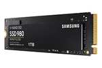 Samsung 980 M.2 NVMe SSD, (MZ-V8V1T0BW), 1 TB, PCIe 3.0, 3.500 MB/s Lesen, 3.000 MB/s Schreiben