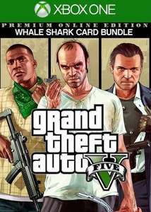 GTA 5 Grand Theft Auto V: Premium Online Edition & Whale Shark Card Bundle XBOX LIVE Key VPN ARGENTINA